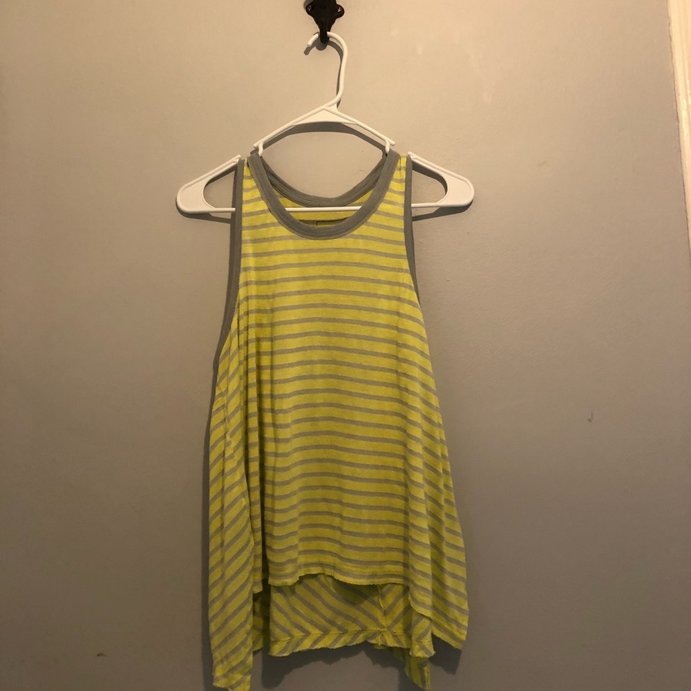Yellow and grey Free People swing tank!